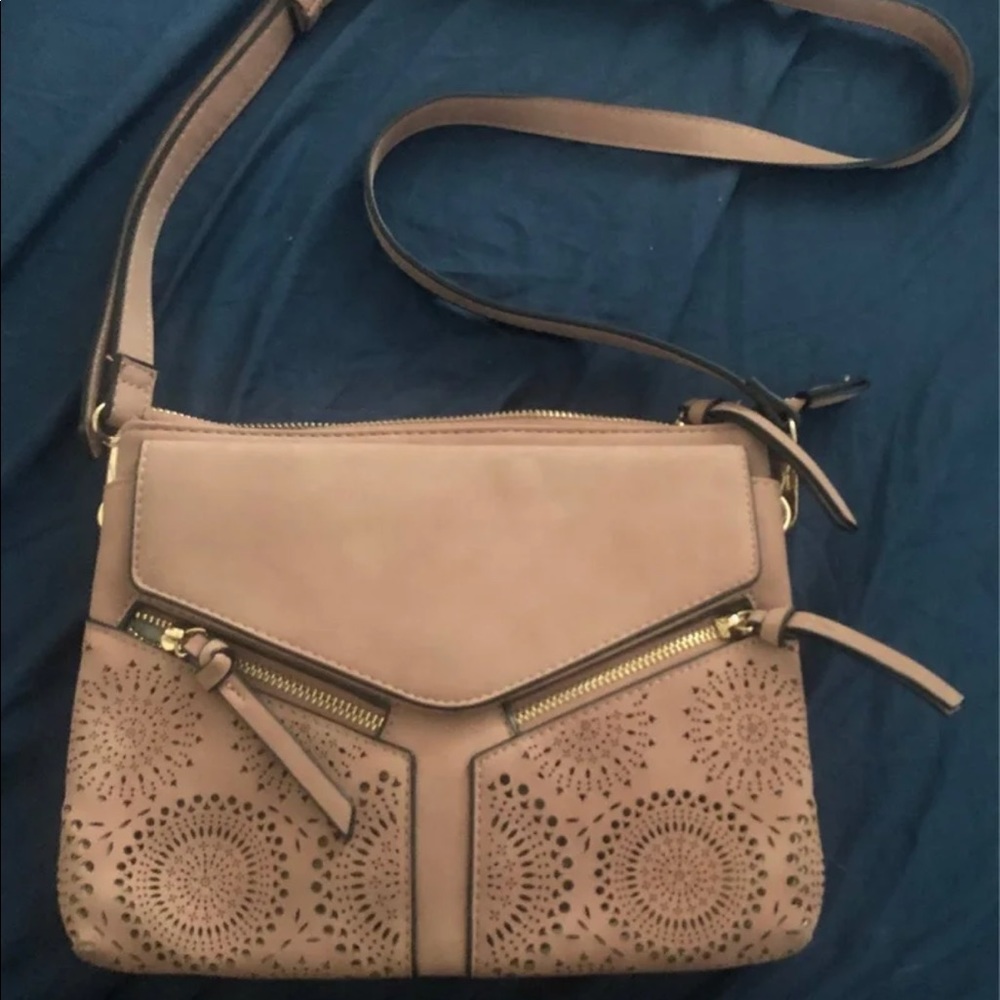 Francescas soft rose shoulder bag